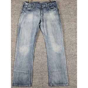 Flypaper Jeans Mens 36x34 Straight‎ Light Wash Denim Casual Comfort